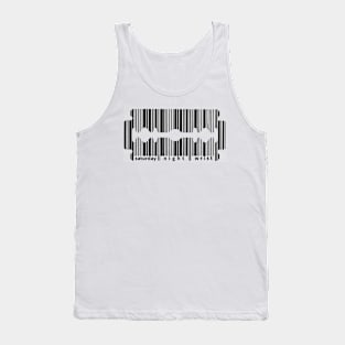 Barcode Saturday night Tank Top